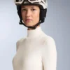 Camiseta térmica de cuello alto de forro polar