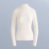 Camiseta térmica de cuello alto de forro polar