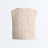 Chaleco acolchado de cuadros vichy florales Chaleco acolchado de cuadros vichy florales