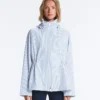 Chaqueta a rayas ultraligera e impermeable 10K