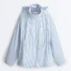 Chaqueta a rayas ultraligera e impermeable 10K