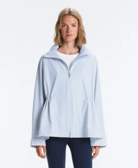 Chaqueta a rayas ultraligera e impermeable 10K