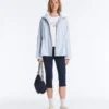 Chaqueta a rayas ultraligera e impermeable 10K