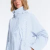 Chaqueta a rayas ultraligera e impermeable 10K