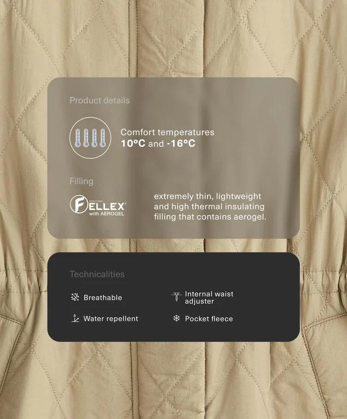 Chaqueta acolchada con Fellex® Aerogel Chaqueta acolchada con Fellex® Aerogel