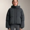 Chaqueta acolchada corta 100 % plumón Chaqueta acolchada corta 100 % plumón
