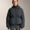 Chaqueta acolchada corta 100 % plumón Chaqueta acolchada corta 100 % plumón