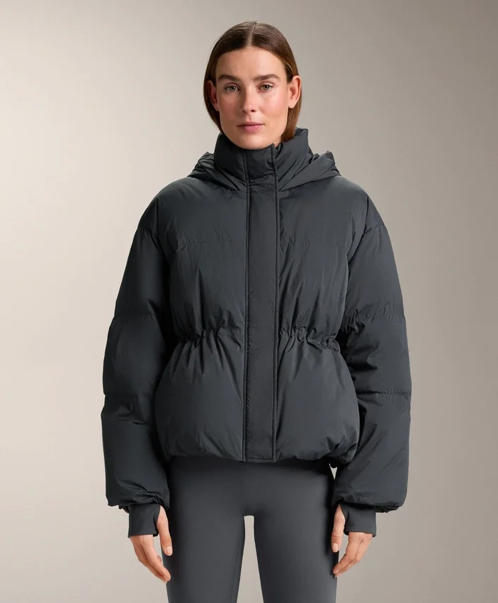 Chaqueta acolchada corta 100 % plumón Chaqueta acolchada corta 100 % plumón