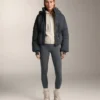 Chaqueta acolchada corta 100 % plumón Chaqueta acolchada corta 100 % plumón