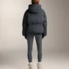 Chaqueta acolchada corta 100 % plumón Chaqueta acolchada corta 100 % plumón