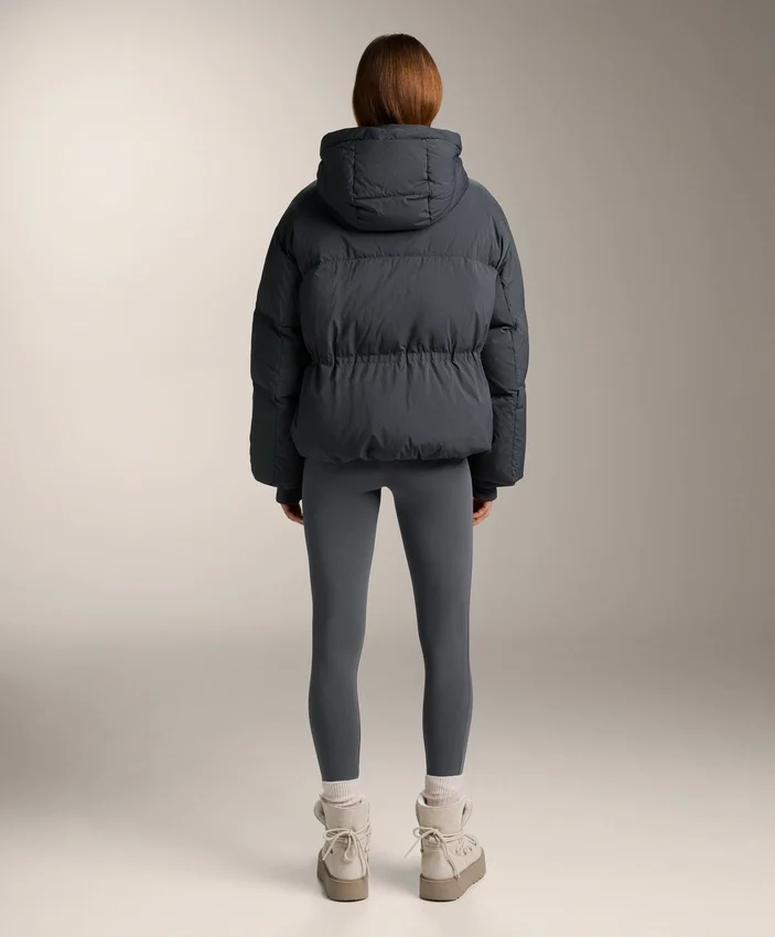 Chaqueta acolchada corta 100 % plumón Chaqueta acolchada corta 100 % plumón