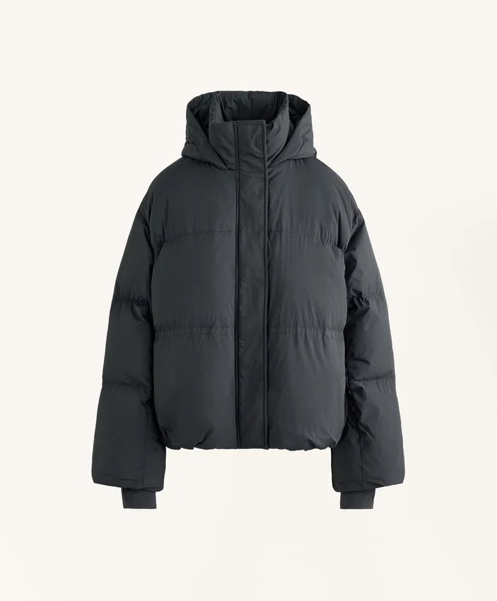 Chaqueta acolchada corta 100 % plumón Chaqueta acolchada corta 100 % plumón