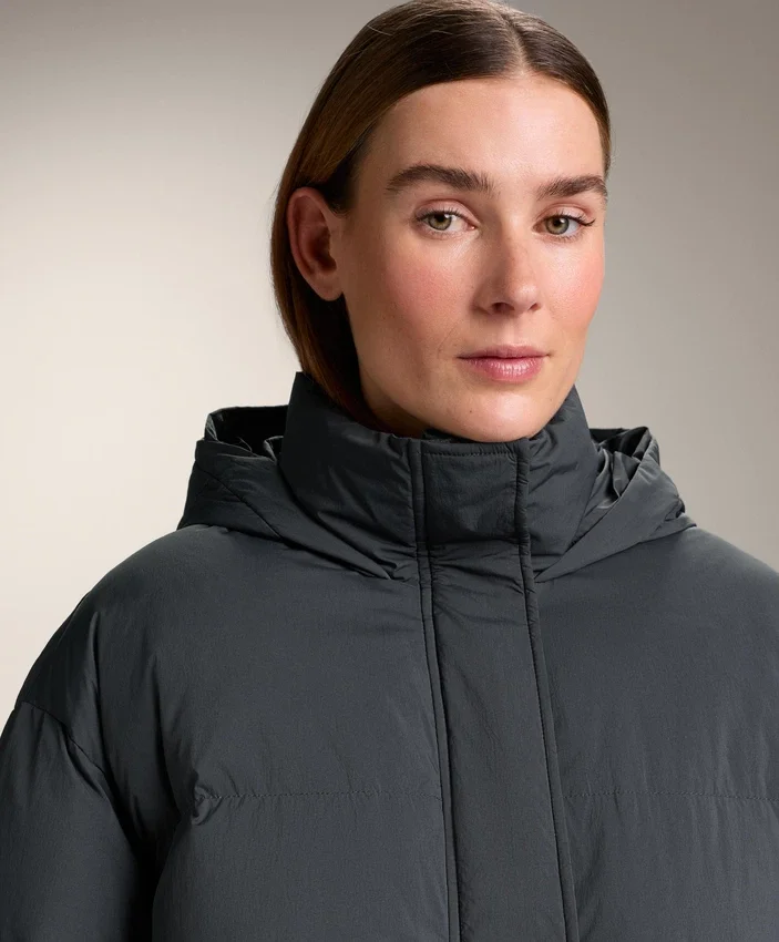 Chaqueta acolchada corta 100 % plumón Chaqueta acolchada corta 100 % plumón