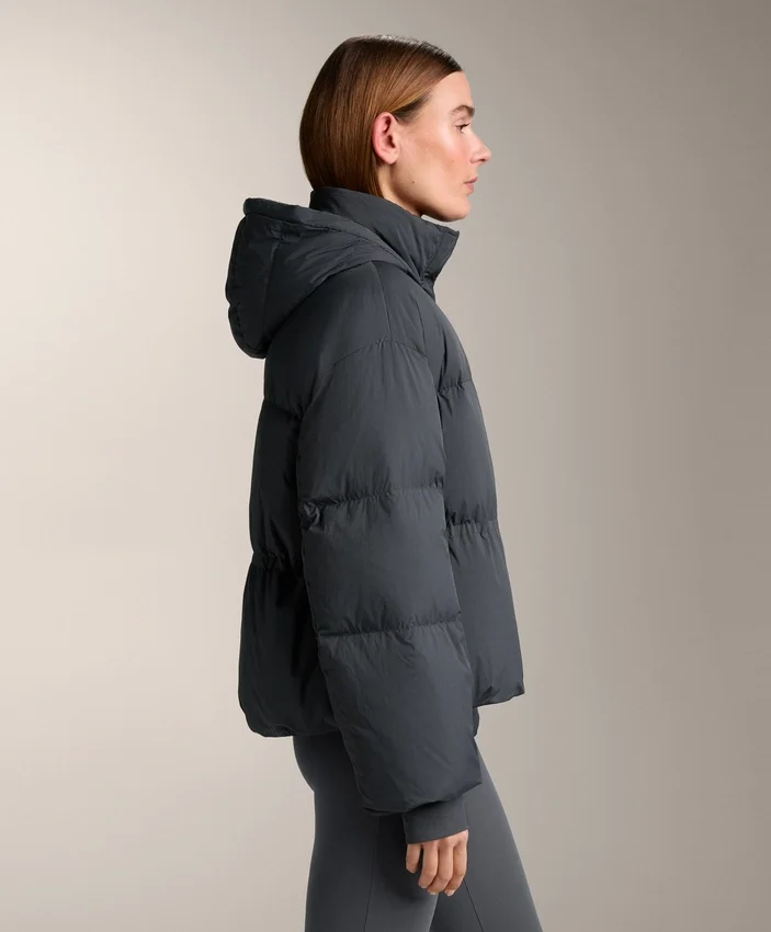 Chaqueta acolchada corta 100 % plumón Chaqueta acolchada corta 100 % plumón