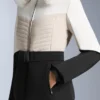 Chaqueta acolchada de esquí Primaloft® con bloques de color y corte superajustado, resistente al agua Chaqueta acolchada de esquí Primaloft® con bloques de color y corte superajustado, resistente al agua