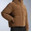 Chaqueta acolchada de satén 80 % plumón y 20 % plumas Minardi Piume Ski, resistente al agua Chaqueta acolchada de satén 80 % plumón y 20 % plumas Minardi Piume Ski, resistente al agua