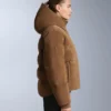Chaqueta acolchada de satén 80 % plumón y 20 % plumas Minardi Piume Ski, resistente al agua Chaqueta acolchada de satén 80 % plumón y 20 % plumas Minardi Piume Ski, resistente al agua