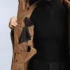 Chaqueta acolchada de satén 80 % plumón y 20 % plumas Minardi Piume Ski, resistente al agua Chaqueta acolchada de satén 80 % plumón y 20 % plumas Minardi Piume Ski, resistente al agua