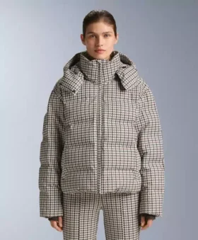 Chaqueta acolchada estampada 80 % plumón y 20 % plumas Minardi Piume Ski 10K
