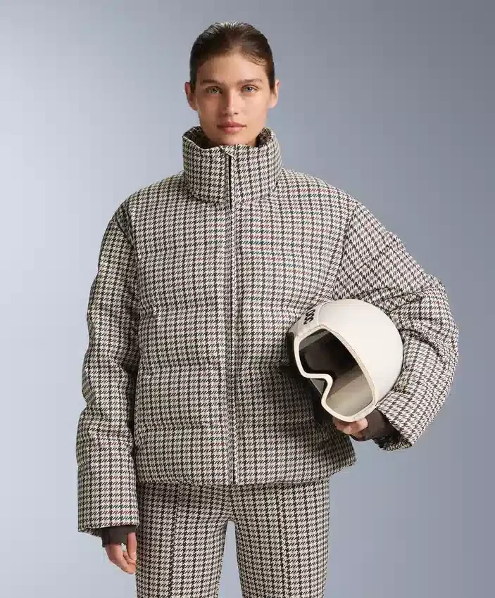 Chaqueta acolchada estampada 80 % plumón y 20 % plumas Minardi Piume Ski 10K Chaqueta acolchada estampada 80 % plumón y 20 % plumas Minardi Piume Ski 10K