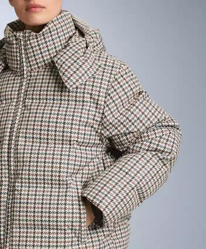 Chaqueta acolchada estampada 80 % plumón y 20 % plumas Minardi Piume Ski 10K Chaqueta acolchada estampada 80 % plumón y 20 % plumas Minardi Piume Ski 10K