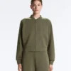 Chaqueta bomber a rayas con modal Soft Touch