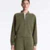 Chaqueta bomber a rayas con modal Soft Touch