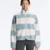 Chaqueta bomber de imitación de piel de oveja a rayas