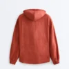Chaqueta con capucha 100 % lino