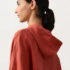 Chaqueta con capucha 100 % lino