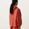 Chaqueta con capucha 100 % lino