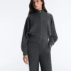 Chaqueta con rayas asimétricas y modal Chaqueta con rayas asimétricas y modal