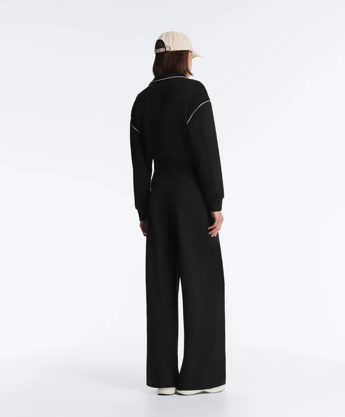 Chaqueta con ribetes efecto neopreno Chaqueta con ribetes efecto neopreno