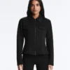 Chaqueta con volantes efecto neopreno y ribetes Chaqueta con volantes efecto neopreno y ribetes