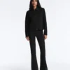 Chaqueta con volantes efecto neopreno y ribetes Chaqueta con volantes efecto neopreno y ribetes
