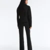 Chaqueta con volantes efecto neopreno y ribetes Chaqueta con volantes efecto neopreno y ribetes
