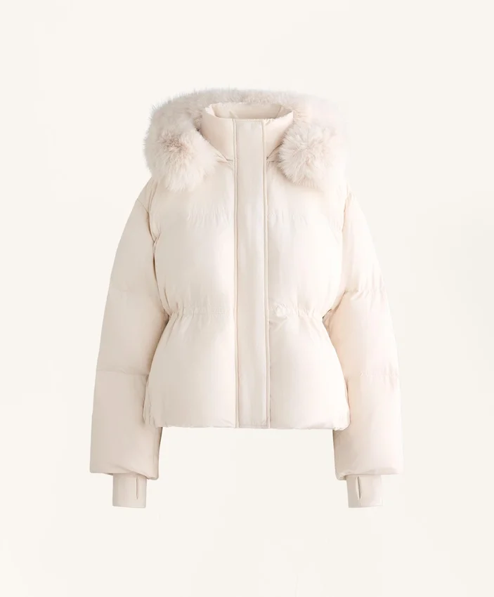 Chaqueta corta acolchada 100 % plumón Chaqueta corta acolchada 100 % plumón