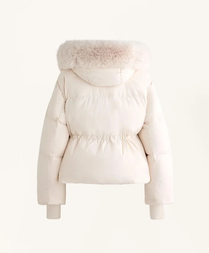Chaqueta corta acolchada 100 % plumón Chaqueta corta acolchada 100 % plumón