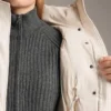 Chaqueta corta acolchada 100 % plumón Chaqueta corta acolchada 100 % plumón
