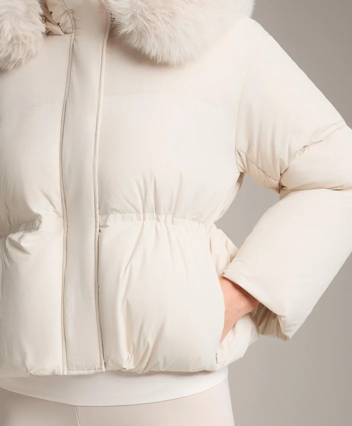 Chaqueta corta acolchada 100 % plumón Chaqueta corta acolchada 100 % plumón