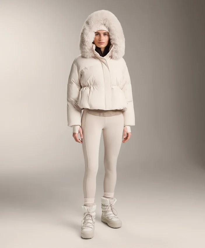 Chaqueta corta acolchada 100 % plumón Chaqueta corta acolchada 100 % plumón