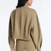 Chaqueta de corte recto con efecto neopreno Chaqueta de corte recto con efecto neopreno