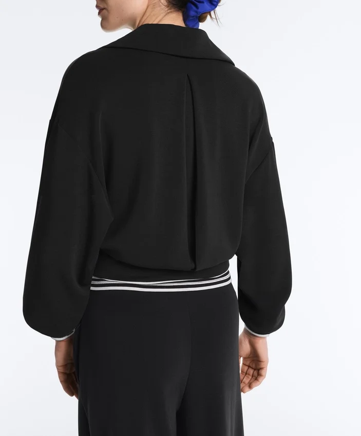 Chaqueta de corte recto con modal Soft Touch Chaqueta de corte recto con modal Soft Touch