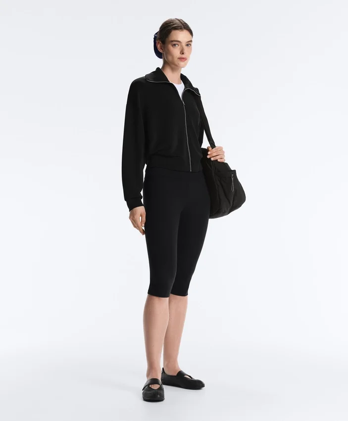 Chaqueta de corte recto con modal Soft Touch Chaqueta de corte recto con modal Soft Touch