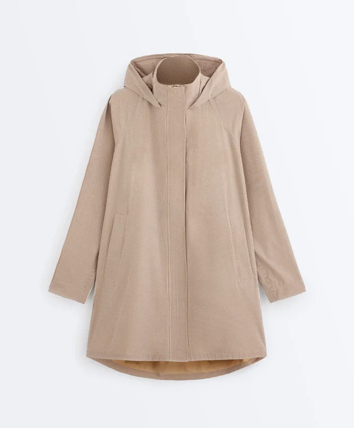 Chaqueta de cuadros vichy ultraligera e impermeable 10K Chaqueta de cuadros vichy ultraligera e impermeable 10K