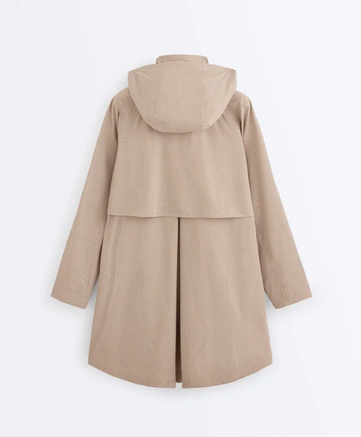 Chaqueta de cuadros vichy ultraligera e impermeable 10K Chaqueta de cuadros vichy ultraligera e impermeable 10K