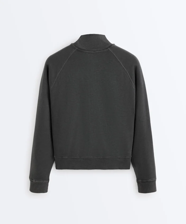 Chaqueta de cuello alto de forro polar de mezcla de algodón Chaqueta de cuello alto de forro polar de mezcla de algodón