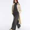 Chaqueta de cuello alto de forro polar de mezcla de algodón Chaqueta de cuello alto de forro polar de mezcla de algodón