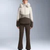 Chaqueta de esquí Primaloft® ajustada y resistente al agua con bloques de color