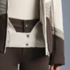 Chaqueta de esquí Primaloft® ajustada y resistente al agua con bloques de color